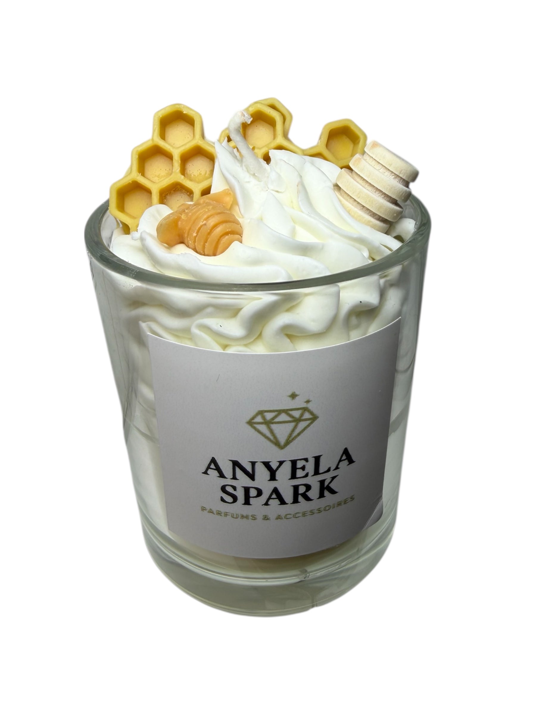 Bougie Gourmande Miel & Vanille – Fait main | Douce & réconfortante