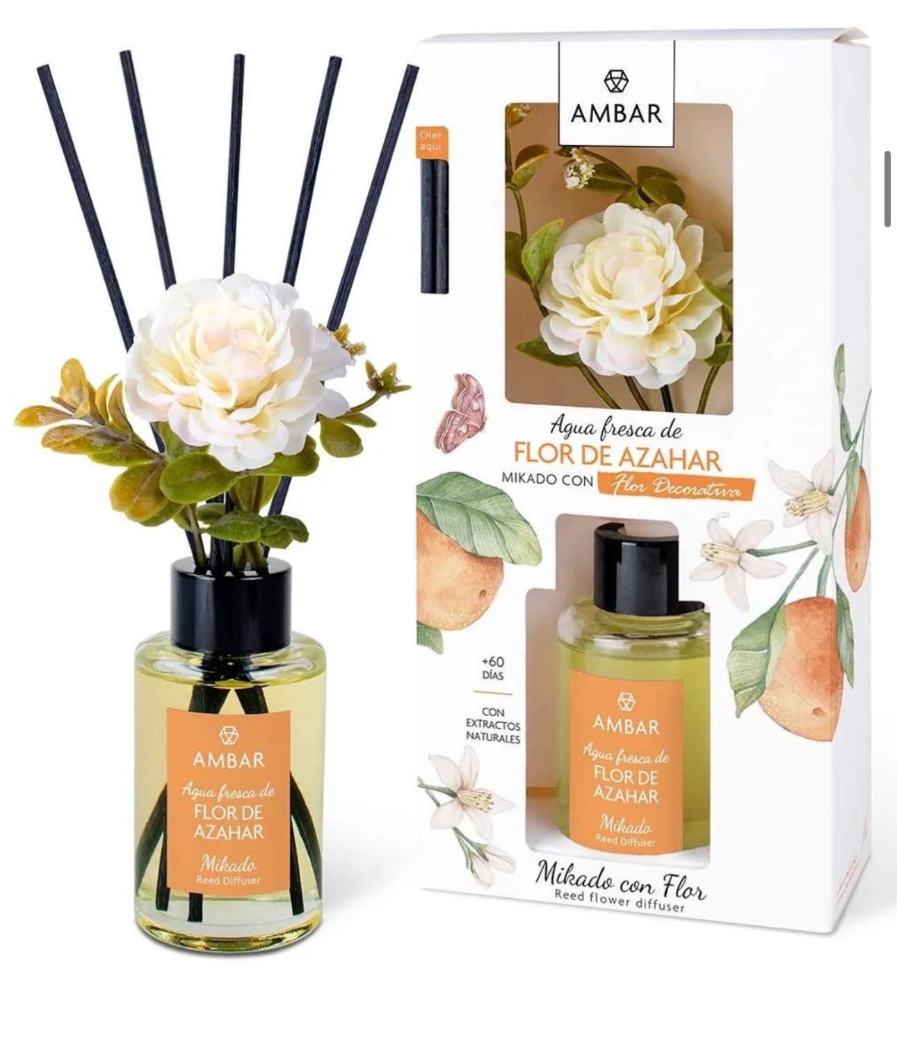 MIKADO EAU FRAÎCHE FLEUR D'ORANGER 75ML - AMBAR