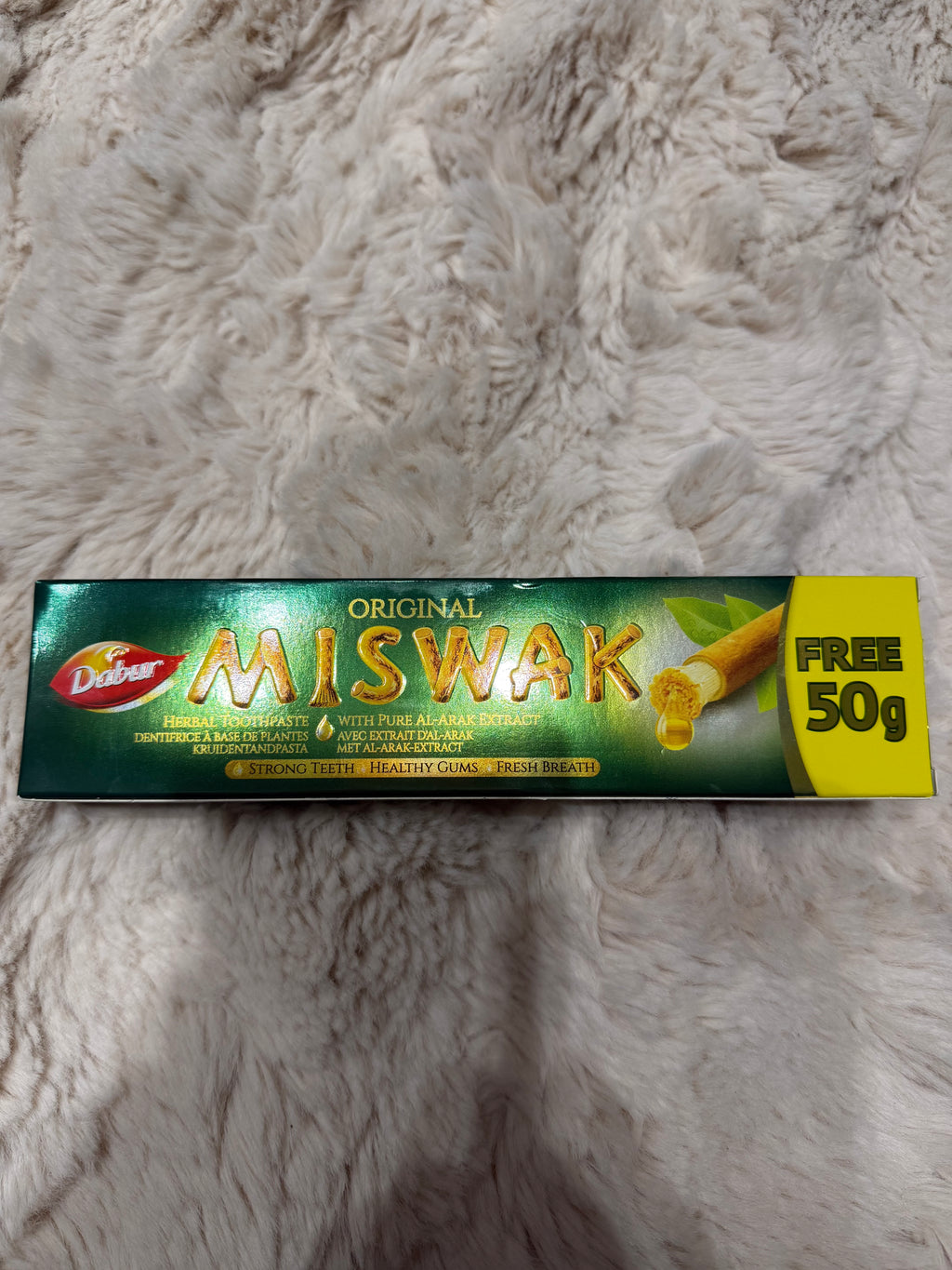 Dentifirce miswak 120g+50g offert