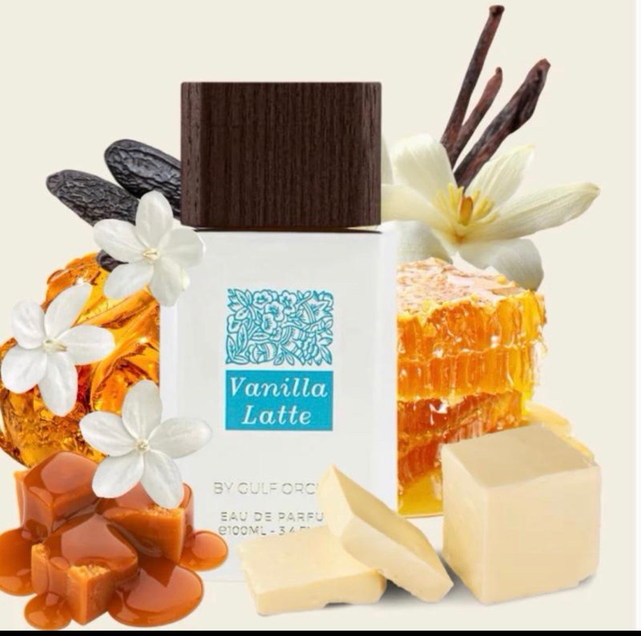 Gulf Orchid - Vanilla Latte Unisex Oriental Avainillado Eau de Parfum 100ml Parfum pour Homme et Femme