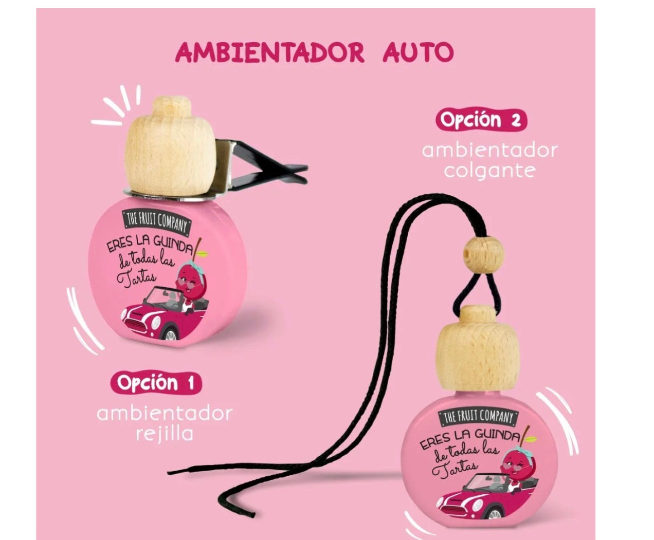 Desodorisant voiture framboise