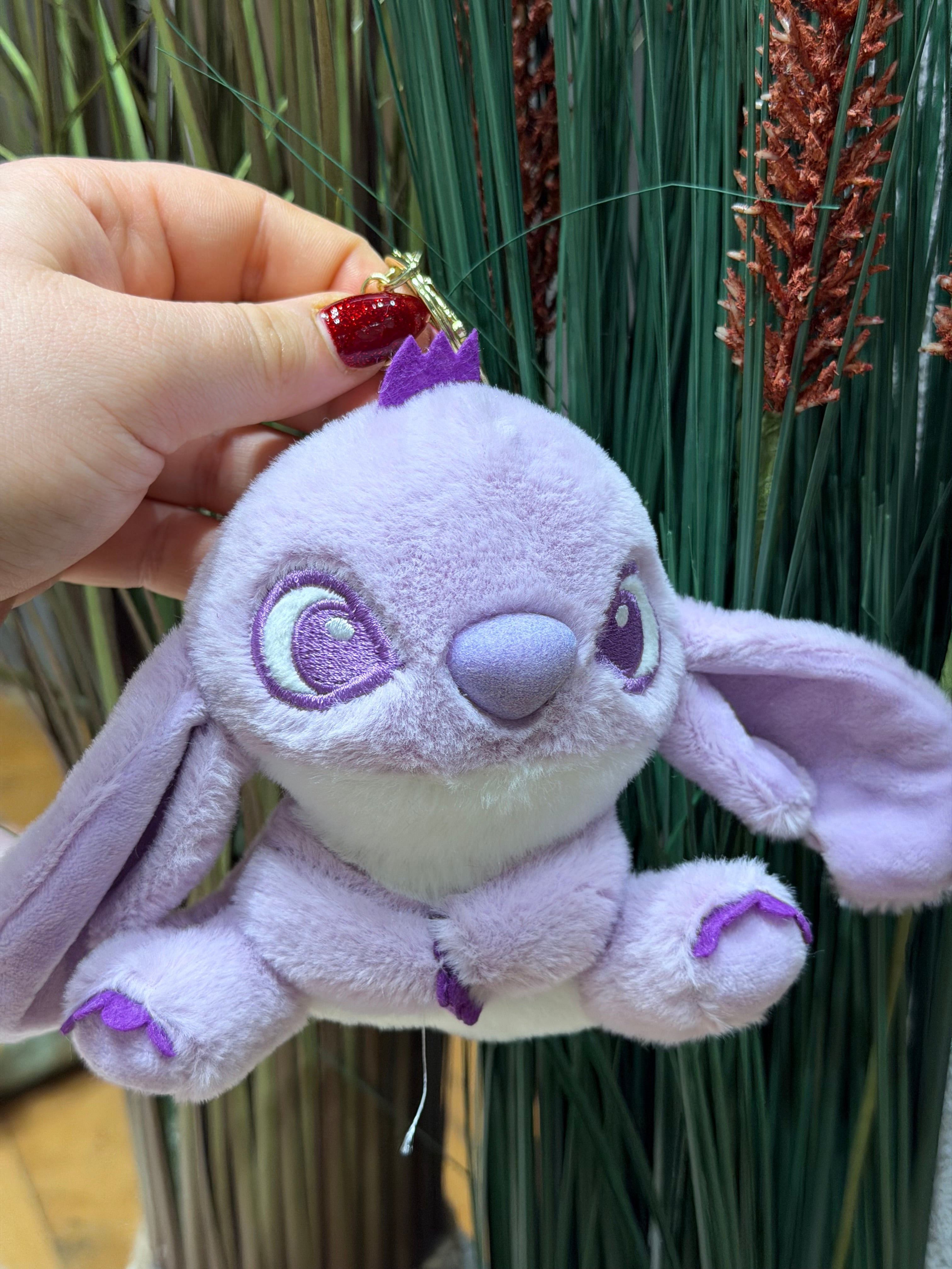 Mignon porte cle violet