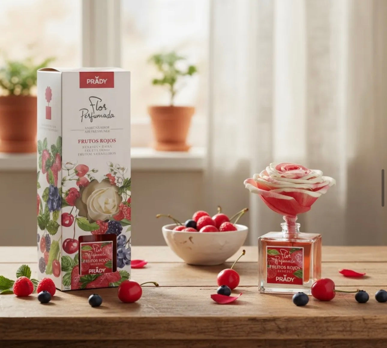 FLEUR MIKADO FRUITS ROUGE 90 ML - PRADY