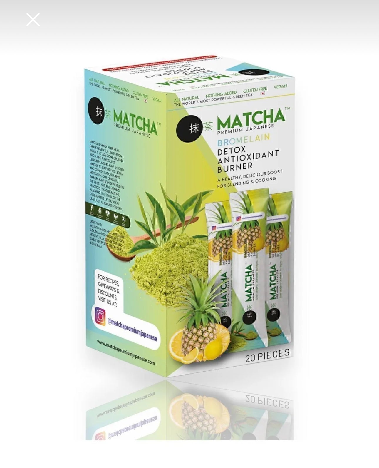 Matcha

Brûleur détox aromatisé à l’ananas japonaise de qualité supérieure
